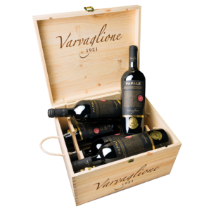 VARVAGLIONE Papale Linea Oro Primitivo Di Manduria DOP 750ml (6 bottles in Wooden Gift Box)